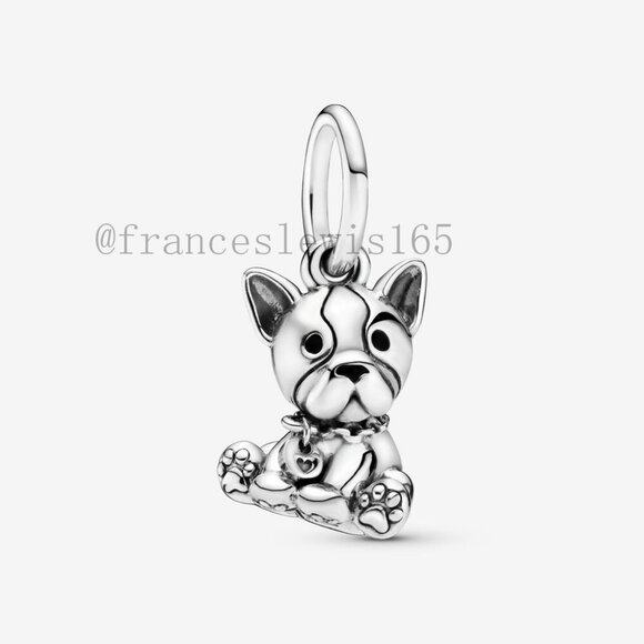 Pandora Bulldog Puppy Charm - Picture 1 of 6